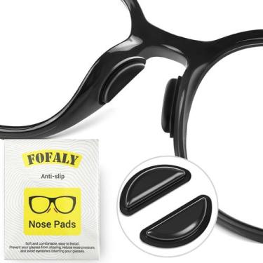 Imagem de Almofadas nasais para óculos FOFALY, silicone antiderrapante, 2,5 mm, 