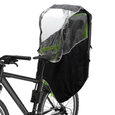 Imagem de Capa de chuva para assento de bicicleta infantil X PVC impermeável AUT
