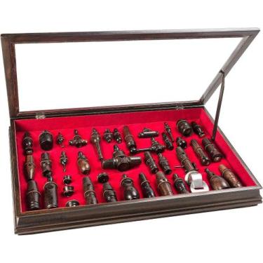 Imagem de Kit coleção apito pio artesanal profissional tampa de vidro observação