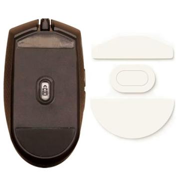 Imagem de Pés de patins de mouse para Corsair Katar Pro/Corsair Katar Pro XT Ultraleve Mouse PTFE Pés Pads (Branco)