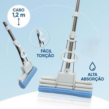 Imagem de Rodo Mágico Pva 27 Cm Compacto Leve + Refil Extra - Elo Comercial