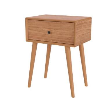 Imagem de Mesa de Cabeceira 1 Gaveta Nature Freijó - Dalla Costa