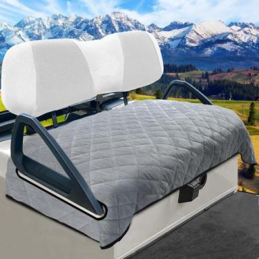 Imagem de Capas de assento de carrinho de golfe YOKYHOM para climas frios/frios,