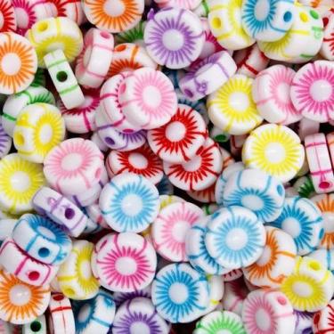 Imagem de Entremeio colorido (10g) - IMPORTAÇÃO, FLOR 10MM