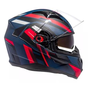Imagem de Capacete B40 Bieffe Vtour Preparado Azul Fosco+ Óculos Solar Tamanho 6