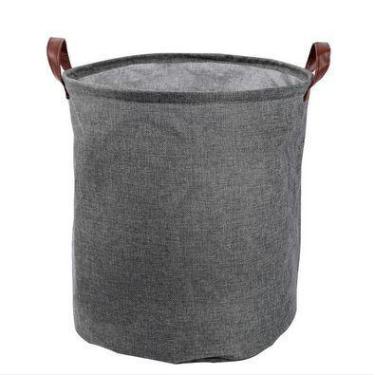 Imagem de Cesto Multiuso Organizador Brinquedos Roupa Suja - Cinza - 3DS PRESENT