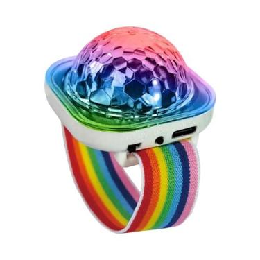 Imagem de Luz Noturna LED Portátil Colorida Com Controle De Som, Lâmpada De Palc