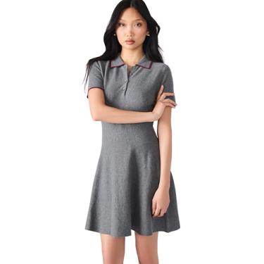 Imagem de Steve Madden Vestido suéter feminino Kristin, Cinza carvão, PP