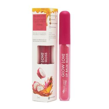 Imagem de Lip Balm Gloss Pitaya Glow Love Max Love - Hidratante Labial com Brilho, Efeito Natural e Confortável, Não Pegajoso
