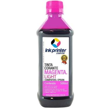 Imagem de Tinta Corante InkPrinter Magenta Light para Impressora Epson (500ml)