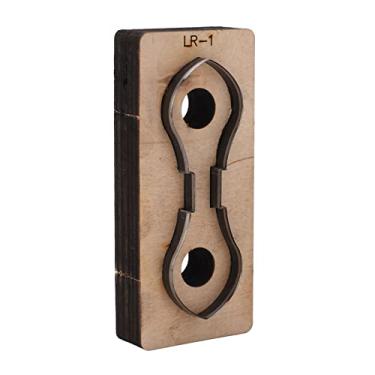 Imagem de Molde de Corte de Metal de Couro, Perfurador de Couro, Bordas Limpas, Liga de Aço, Ferramenta de Corte de Couro Diy para Estampagem (LR-1)