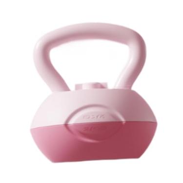 Imagem de Generic Kettlebell com água para exercícios, equipamento versátil para treinamento de força, exercícios corporais esportivos e antiderrapantes para exercícios, Rosa