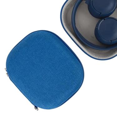 Imagem de Kingshion Capa rígida para fone de ouvido compatível com Skullcandy Riff sem fio, bolsa de transporte de viagem Riff para Lowrider (azul escuro