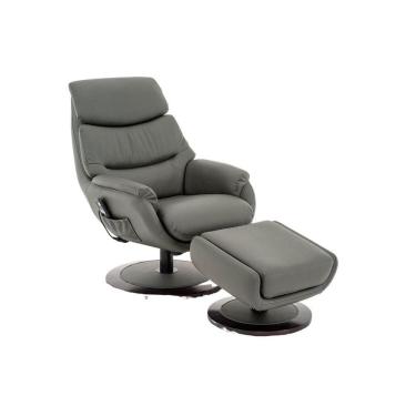 Imagem de Poltrona Massageadora com Apoio para Pés Montana Cinza
