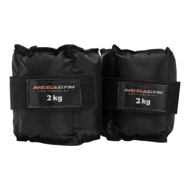 Imagem de 2X Par Caneleira Tornozeleira De Peso 2Kg Profissional Para