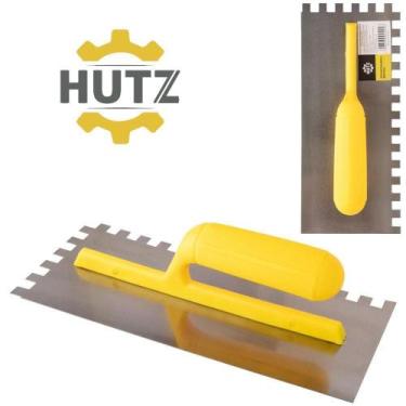 Imagem de Desempenadeira Aco Dentada Cabo De Plastico Hutz 28X12,5X7Cm