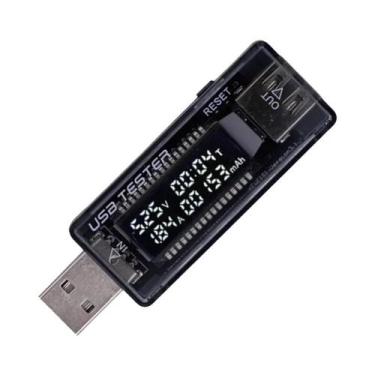 Imagem de Testador De Bateria USB Voltímetro Capacidade De Corrente Para Carrega