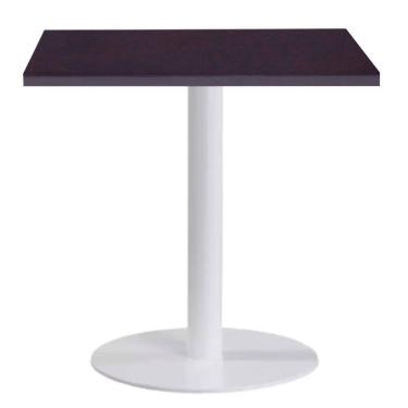 Imagem de Mesa Pisa Beta Fratini Disco Redondo Branco Tampo MDP