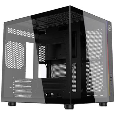 Imagem de Gabinete Gamer Kalkan Midgard RGB Preto Micro-ATX Aquário KLK00055