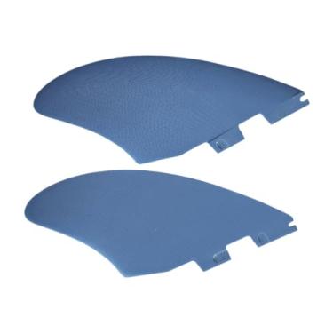 Imagem de Generic 2 peças de quilhas para prancha de surfe em fibra de vidro, reposição, alto desempenho, acessórios para pranchas de surfe resistentes e suaves,