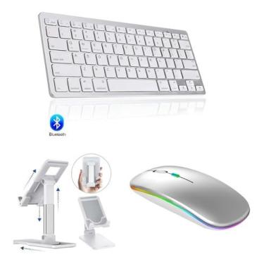 Imagem de BDNET, Teclado Bluetooth + Mouse Bluetooth + Sup. Macbook Pro M1 B