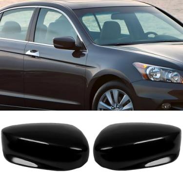 Imagem de GSRECY Substituição da tampa do espelho, par de capa de espelho retrovisor da porta externa compatível com Honda Accord 2008-2013