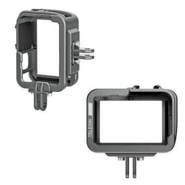 Imagem de Frame Alumínio Horizontal e Vertical GoPro 12/11/10/9 - Telesin