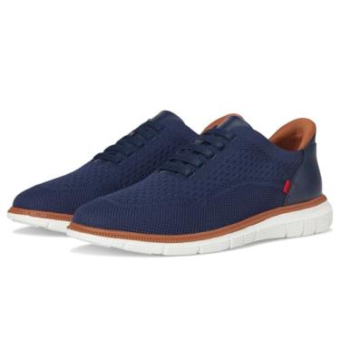 Imagem de Marc Joseph New York Sapato Oxford masculino Edison Street (tecnologia mãos livres), Azul-marinho/azul-marinho, 46