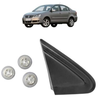 Imagem de Acabamento + Buchas Externa Retrovisor Paralama Compatível Com Polo 2007 Á 2015 (DIREITO/PASSAGEIRO)