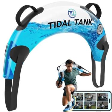 Imagem de Tidal Tank Búlgaro – Bolsa búlgara cheia de água para potência rotacional, bolsa de boi para força explosiva e treinamento dinâmico – Bolsa de treino de peso vivo ajustável com acesso a aplicativo e