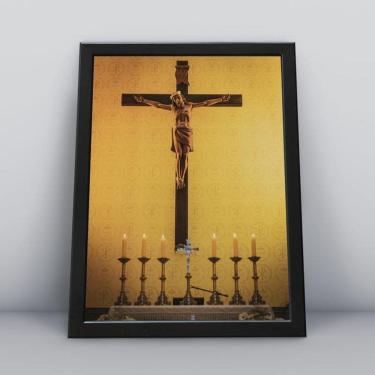 Imagem de Quadros TAC religião-056-m1 Colorido MDF 20x30cm  1 Unidade 