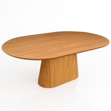 Imagem de Mesa de Jantar Oblongo 160x90 cm Base Freijó Tampo Mdf Freijó