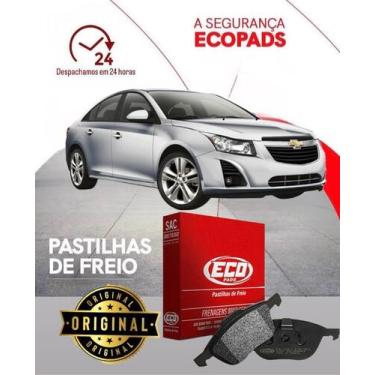 Imagem de Pastilha de freio dianteira chevrolet cruze 1.8 lt, ltz, sport, 2011 2