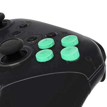 Imagem de eXtremeRate Botões ABXY intercambiáveis verde-menta para controle Nintendo Switch Pro, substituível DIY ABXY para controle NS Pro - controle não incluído