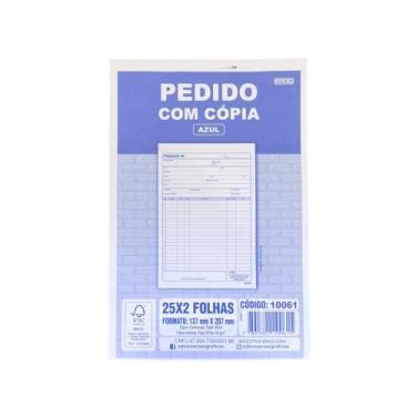 Imagem de Pedido 1/18 2 vias 137x207 com 50 folhas -10061 são domingos - SAO DOM