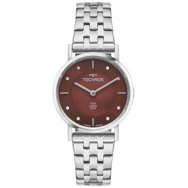 Imagem de Relógio Technos Feminino Slim Prata - 2025LUK/1N