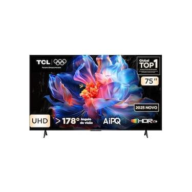 Imagem de Smart TV 75" 4K TCL 75P6K Google TV HDR10+ Processador AiPQ