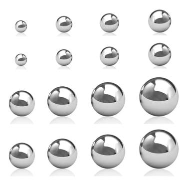 Imagem de Esferas de aço inoxidável 304 esferas de precisão rolamentos de rolo esferas lisas sólidas 440C/316 estilingue munição diâmetro 0,5 mm 1 mm ~ 30 mm (25 mm, 2 peças)