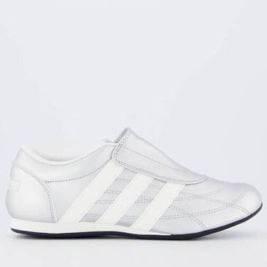 Imagem de Tênis Adidas Tekwen Feminino Prata e Branco, 35