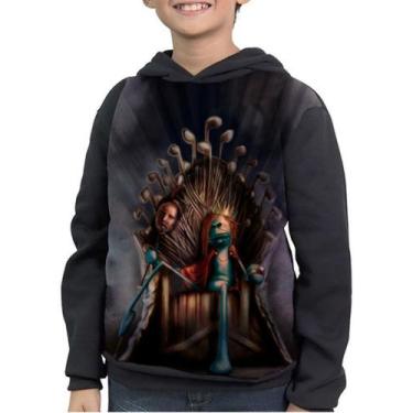 Imagem de Casaco Moletom Infantil Rick And Morty Meeseeks - smoke, Preto, 2