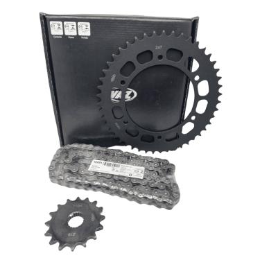 Imagem de KIT RELACAO TRANSMISSAO VAZ COMPLETO BMW G650GS SERTÃO 2012 à 2013 F650GS DAKAR 1999 à 2008 F650 1997 à 2003 C00160X