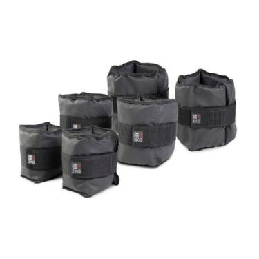 Imagem de Kit Par de Caneleiras Peso 2kg, 3kg e 4kg Won Tornozeleiras Academia T