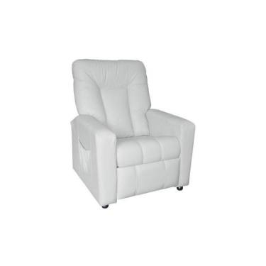 Imagem de Poltrona do Papai Reclinável Pallas Matrix, SINTETICO BRANCO