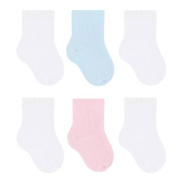 Imagem de Kit 6 Pares de Meias Selene Básica Bebê