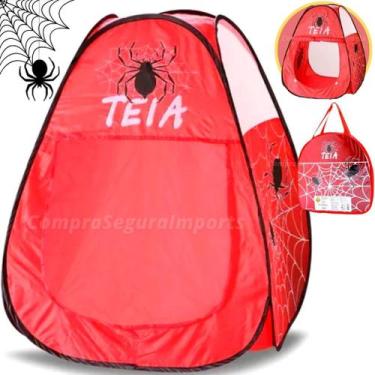 Imagem de Barraca Cabana Infantil Aranha Dobrável Tenda Toca Casinha - Europio
