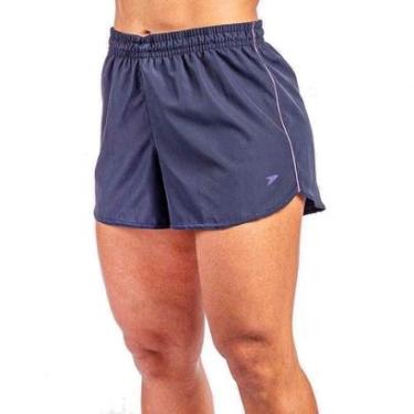Imagem de Shorts Poker Runner Madrid Feminino Azul Marinho-Feminino
