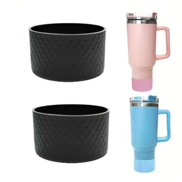 Imagem de Pacote com 2 capas de silicone para botas Stanley 40/850.5 g e para IceFlow Flip 30/567.0 g, tampa inferior de garrafa antiderrapante para Hydroflask 350-680 g