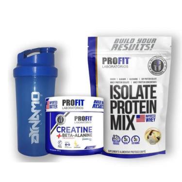 Imagem de Creatina+Beta Alanina 300G E Isolate Protein Mix 900G Profit - Profit 