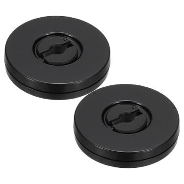 Imagem de Suporte giratório pesado de 5 cm, 2 peças, rotação de 360 °, plataforma giratória Lazy Susan com rolamentos de esferas de aço para modelo, base, plantas giratórias, monitores de computadores e TV