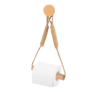 Imagem de Suporte de papel sem perfuração, suporte de rolo, toalha vintage, banheiro, decoração vintage, decoração boho
